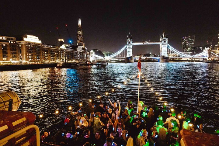 Silent Disco London Thames Boat Party - Photo 1 of 10